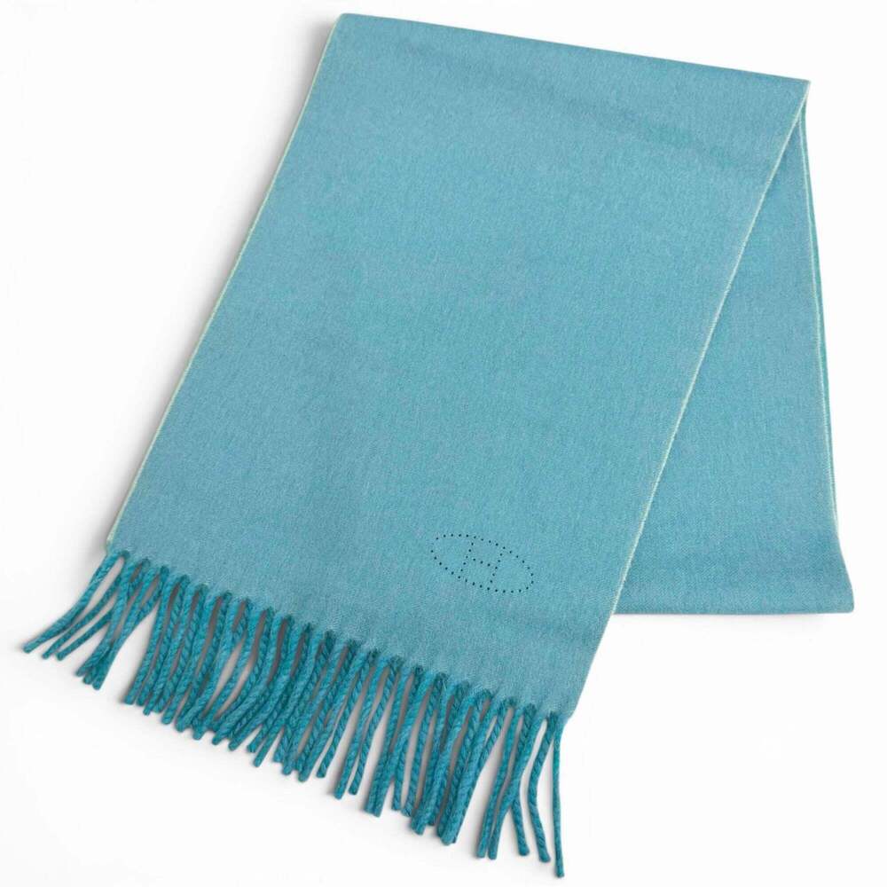 HERMES Blue Scarf